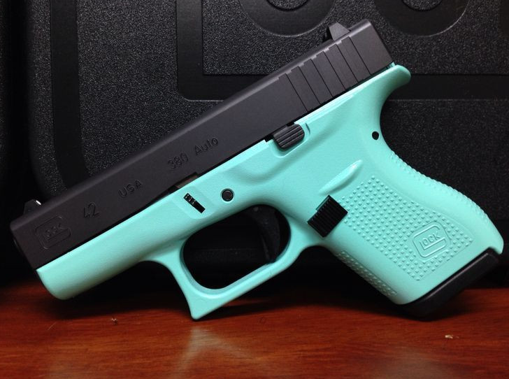 Tiffany Blue Handgun