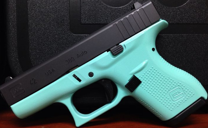 Tiffany Blue HandGun